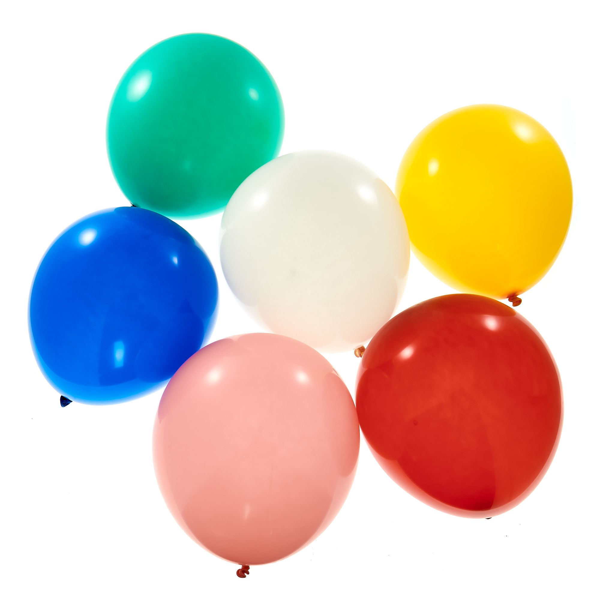 50 Premium Helium-Quality Latex Balloons - Multi-Coloured