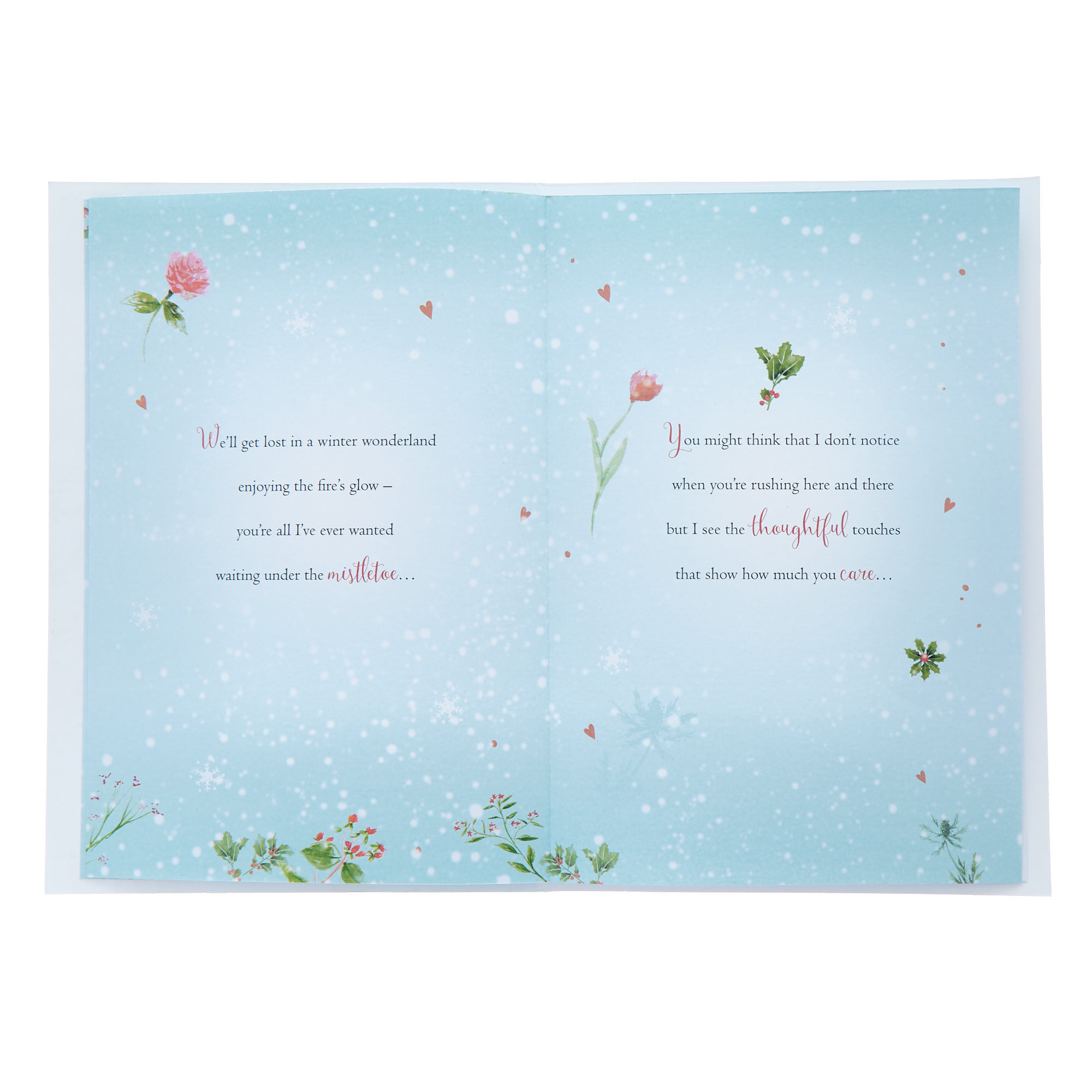 Wife Words Don't Always Come Easy Christmas Card