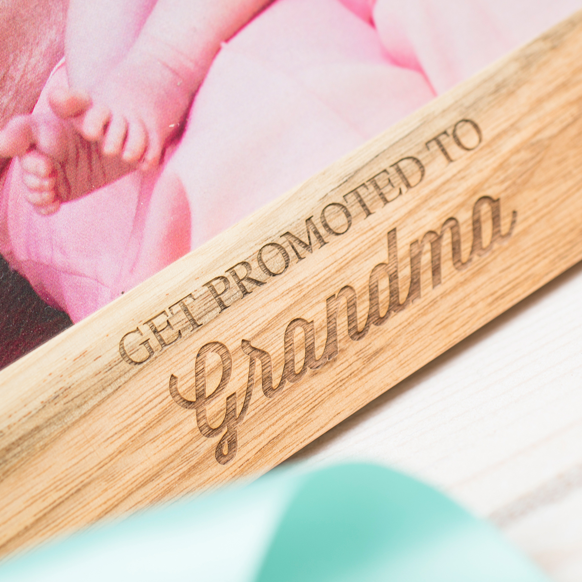 Personalised Engraved Wooden Photo Frame - Only The Best Mums