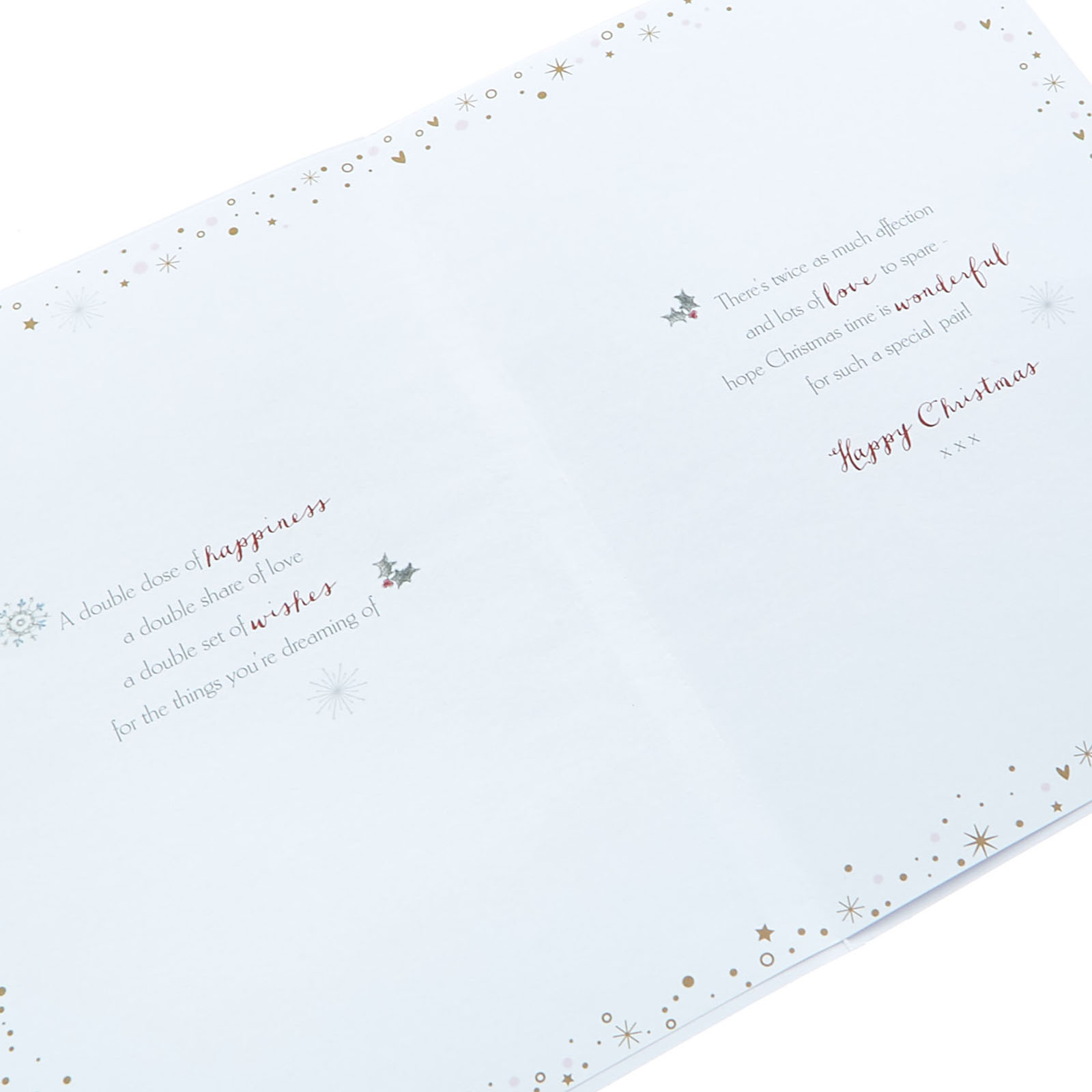 Christmas Card - Wishes For A Special Couple