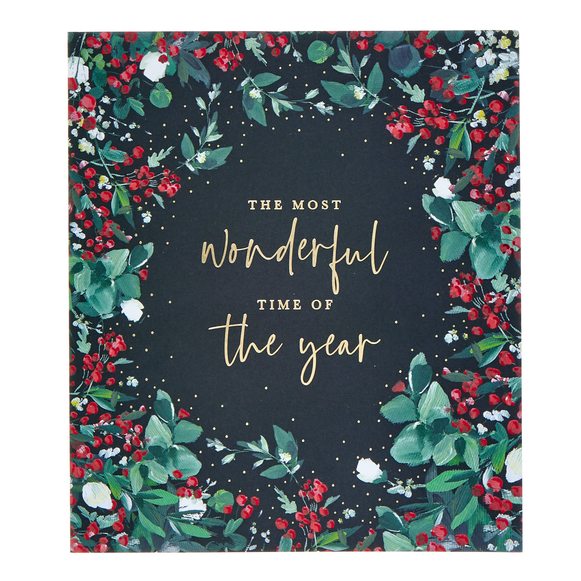 10 Premium Boxed Charity Christmas Cards - Festive Foliage (2 Designs)