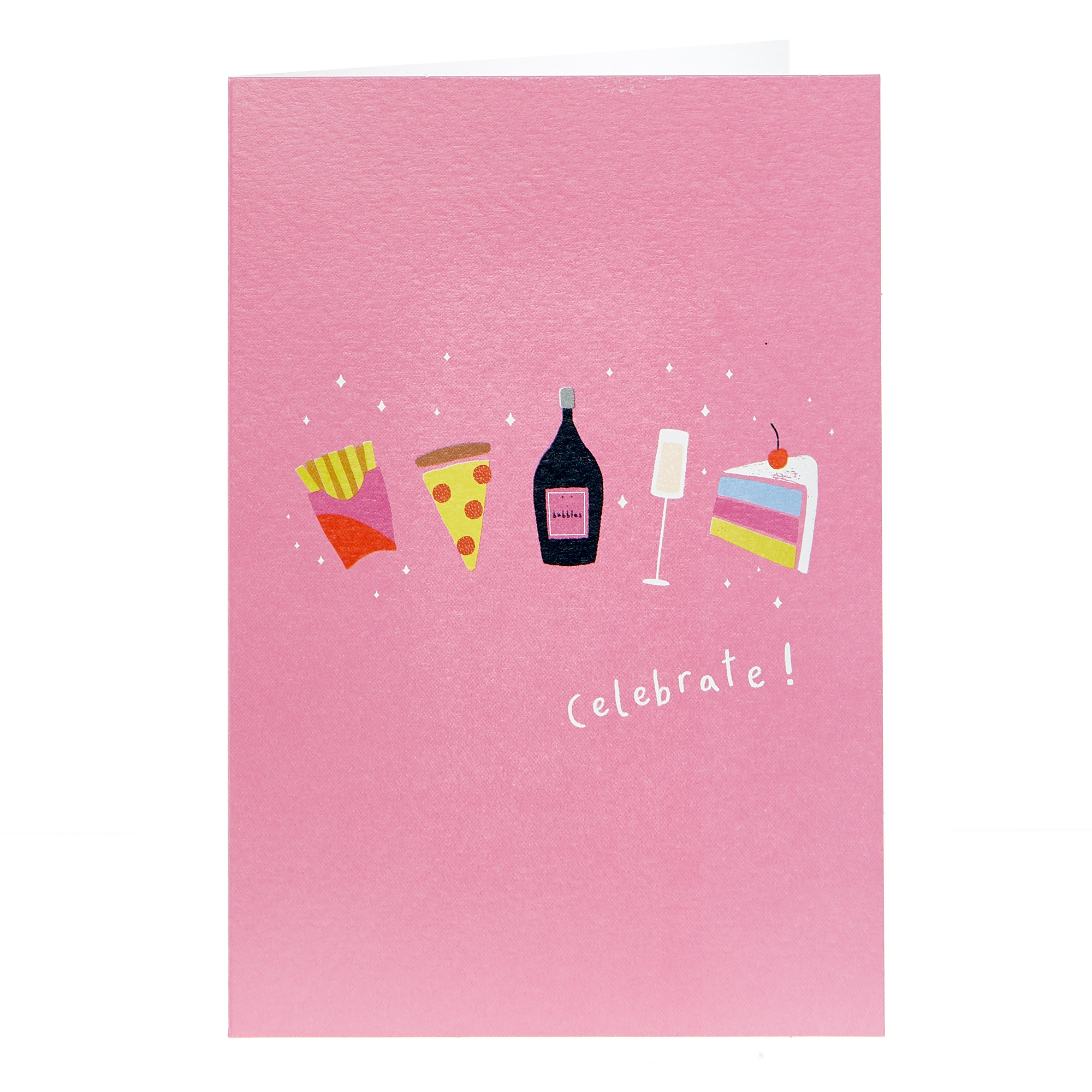 Three Any Occasion Card - Celebrate Food & Drink