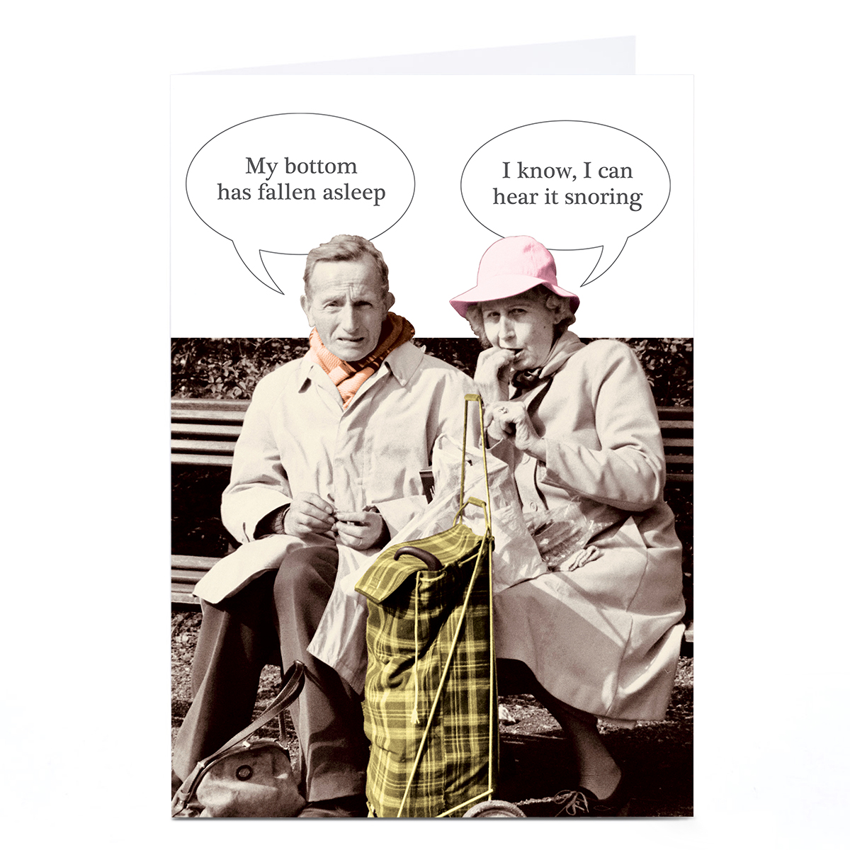 Personalised Birthday Card - My Bottom Has Fallen Asleep