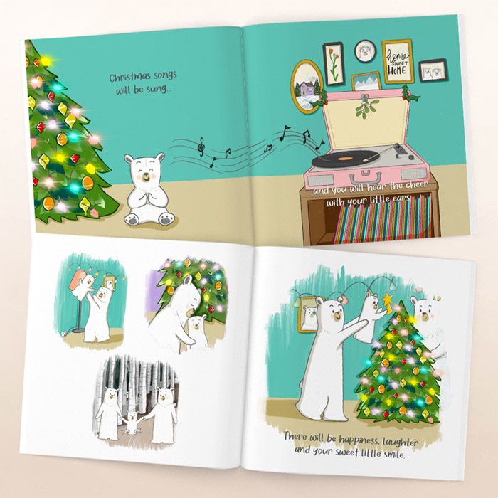 Personalised First Christmas Children's Book