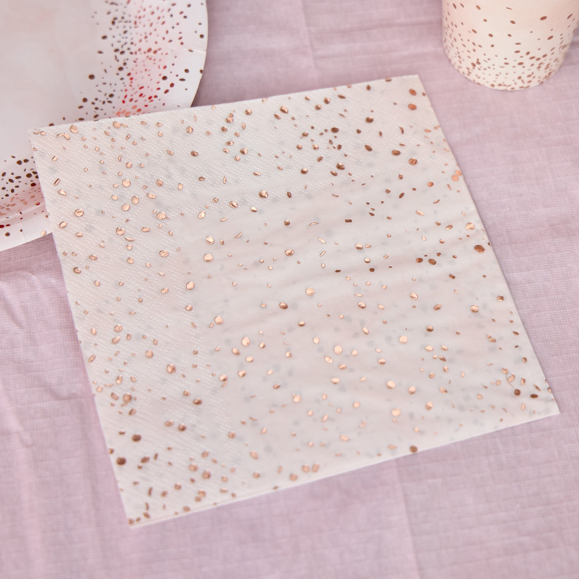 Rose Speckle Paper Napkins - Pack of 20
