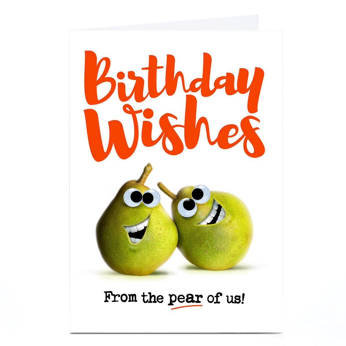 Personalised PG Quips Birthday Card - From The Pear Of Us
