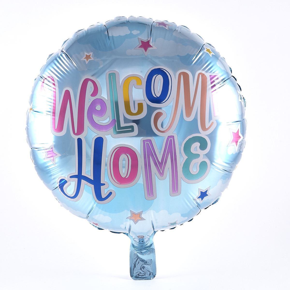 Welcome Home Clouds Foil Helium Balloon