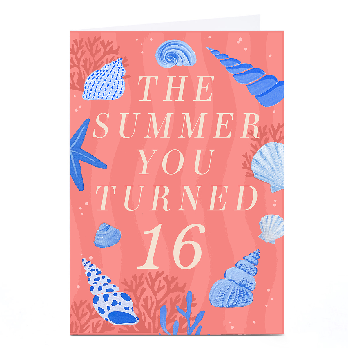 Personalised 16th Birthday Card - The Summer You Turned 16