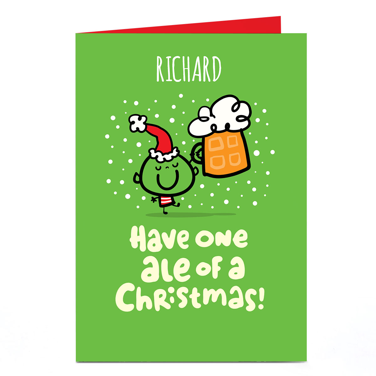 Personalised Fruitloops Christmas Card - Ale of a Christmas