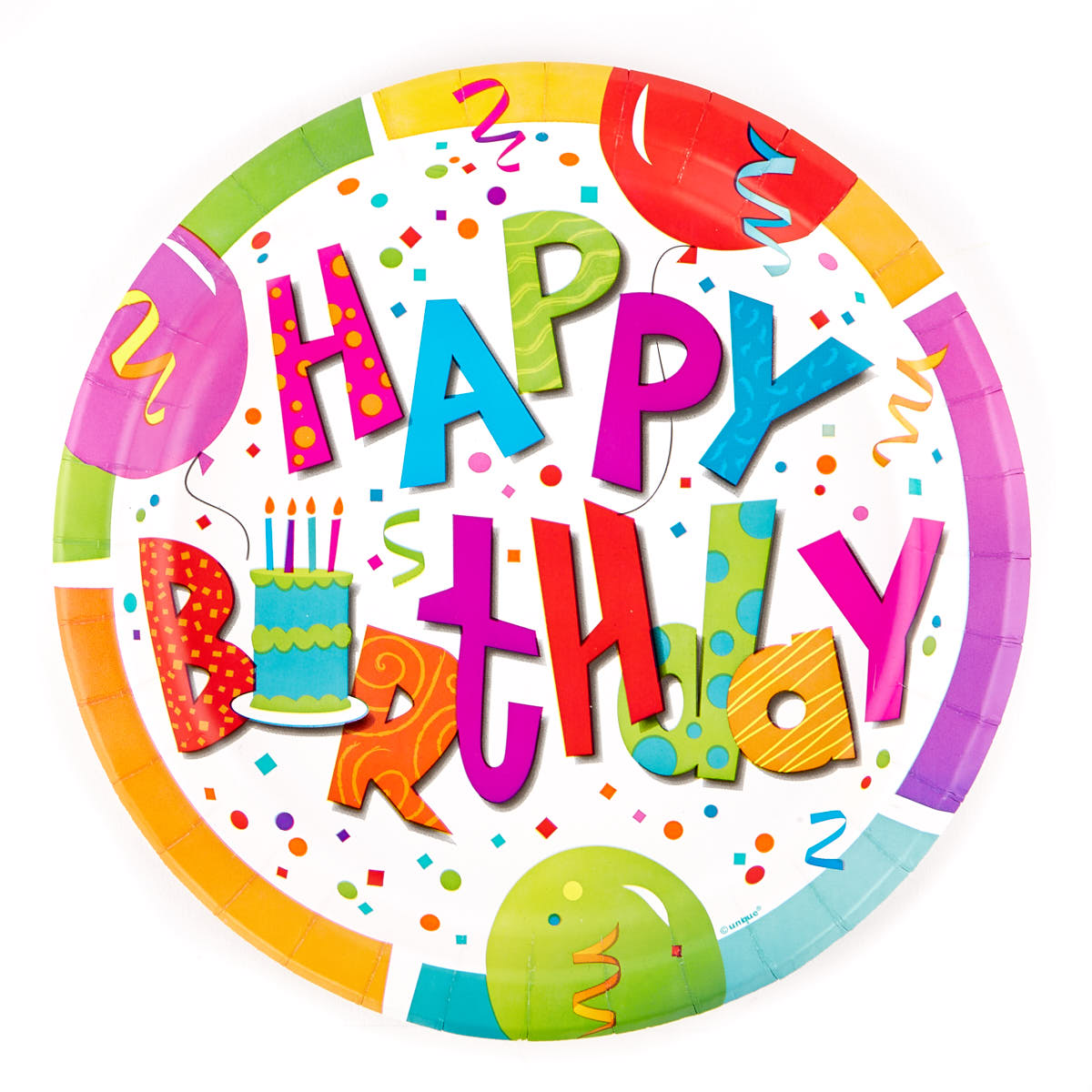 Birthday Jamboree Party Tableware & Decoration Bundle - 81 Pieces