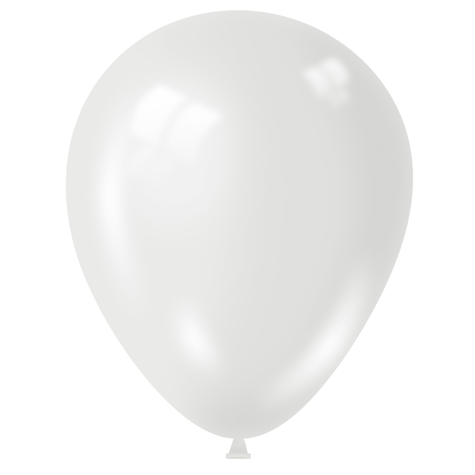 White Latex Balloons - Pack Of 50