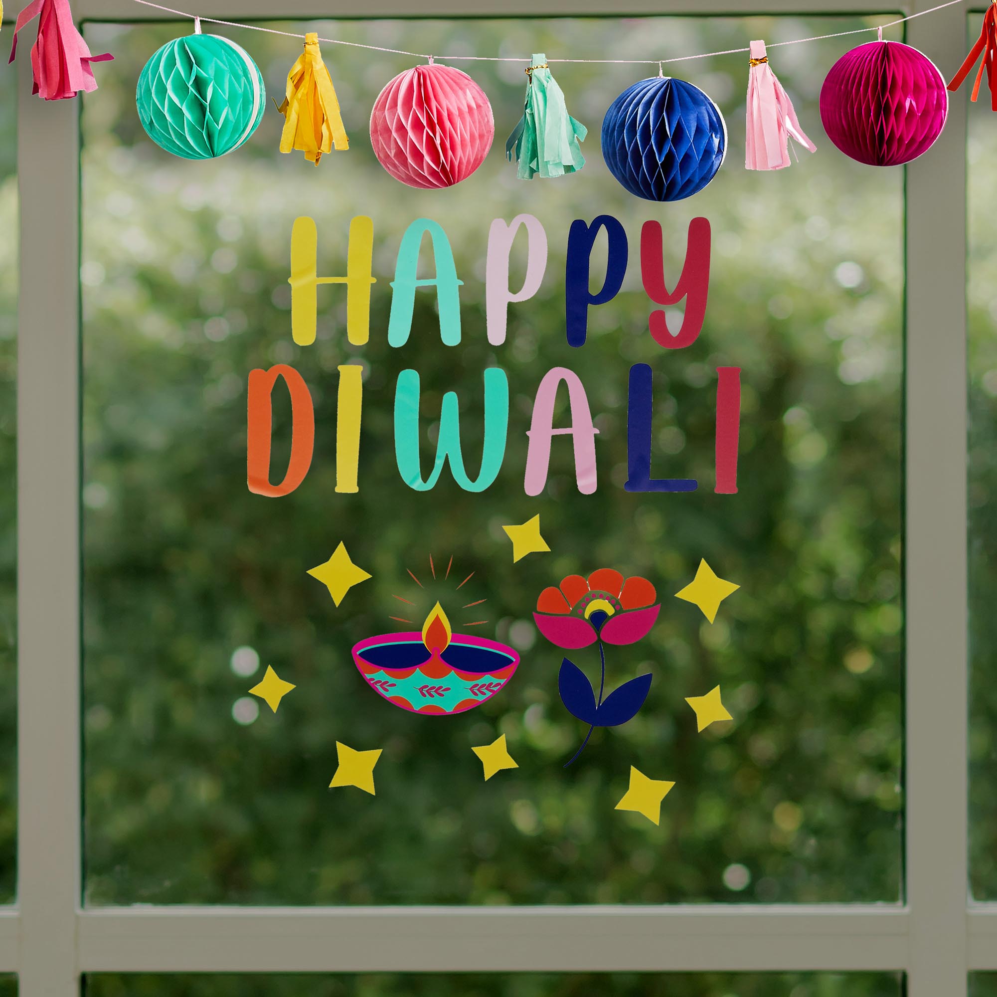 Diwali Window Clings - Pack of 2