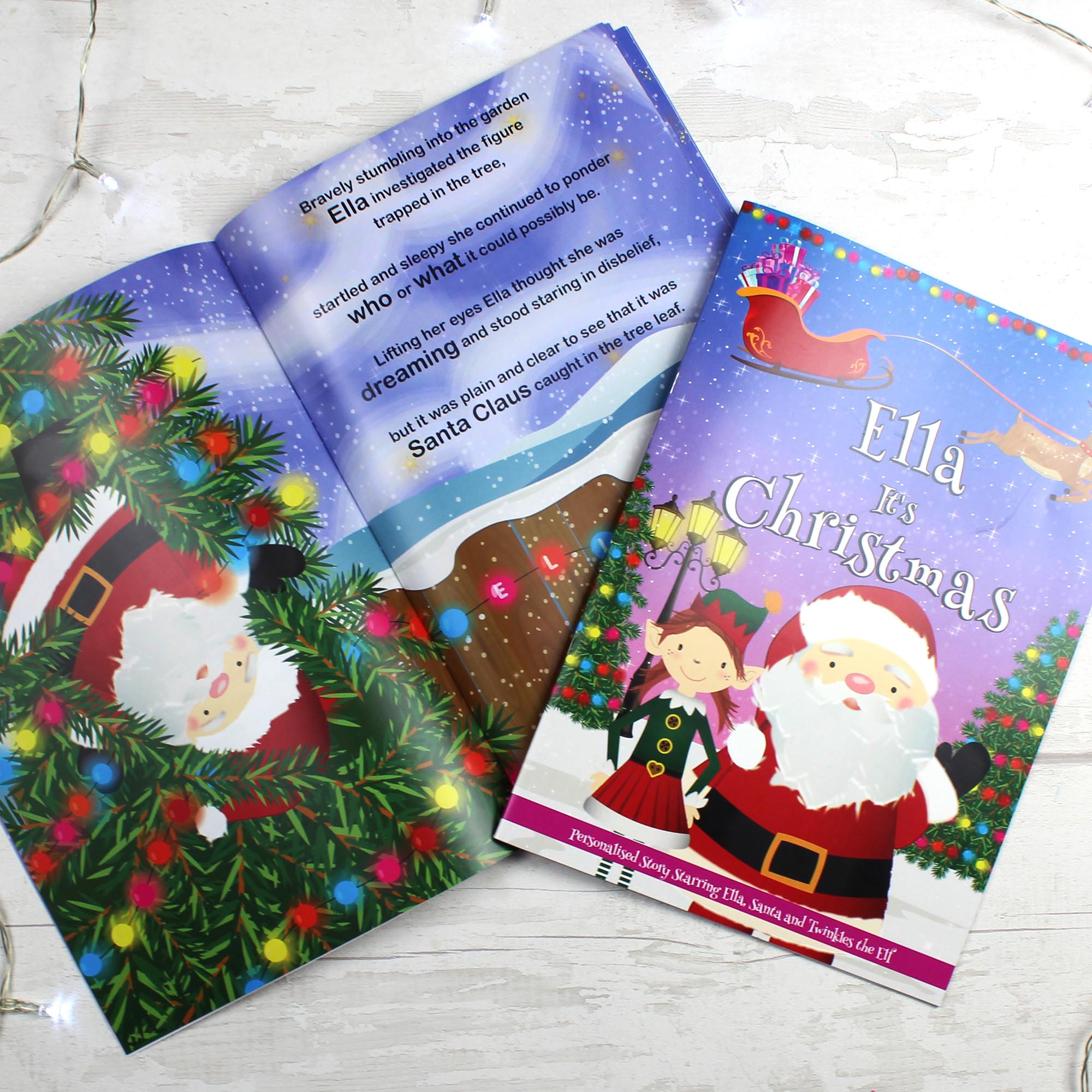 Personalised Girl's It's Christmas Story Book,  Personalised Girl's It's Christmas Story Book