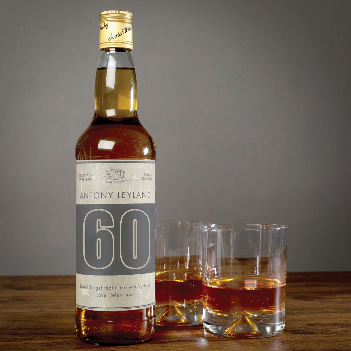 Personalised Malt Whisky - 60th Birthday