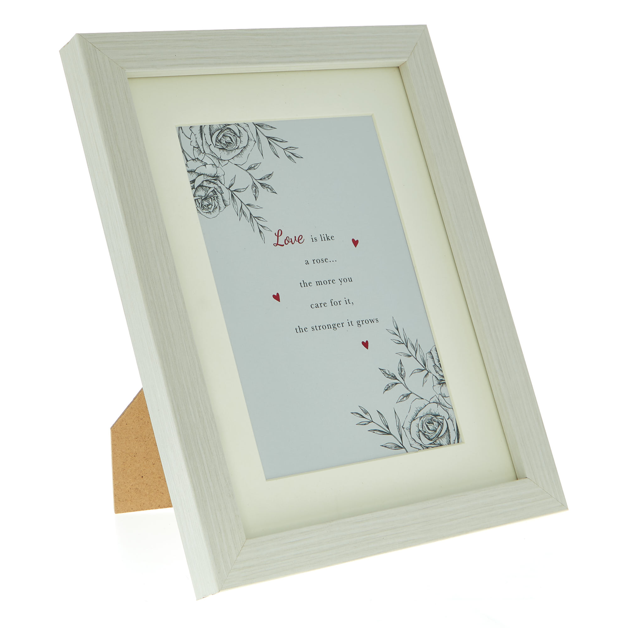 Love Is Like A Rose Framed Wall Art