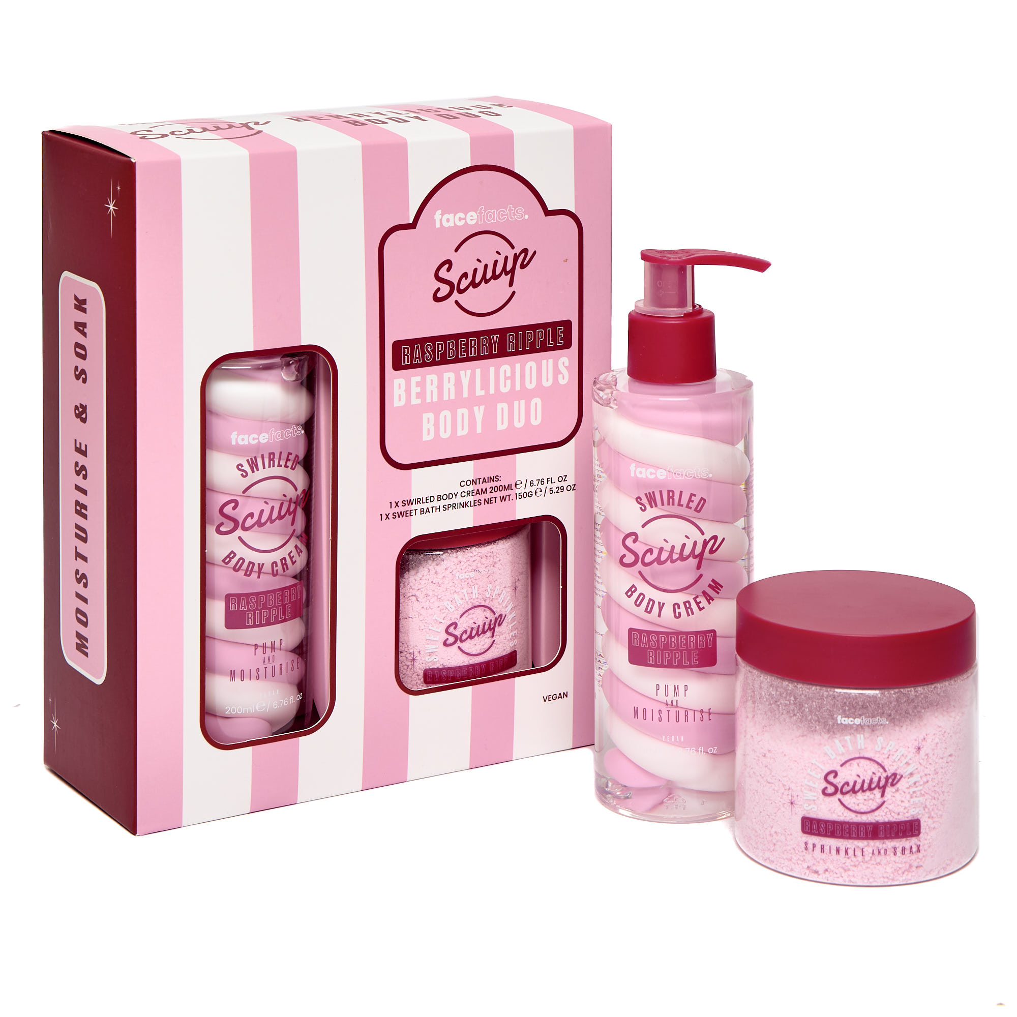 Face Facts Scuup Raspberry Ripple Berrylicious Body Duo