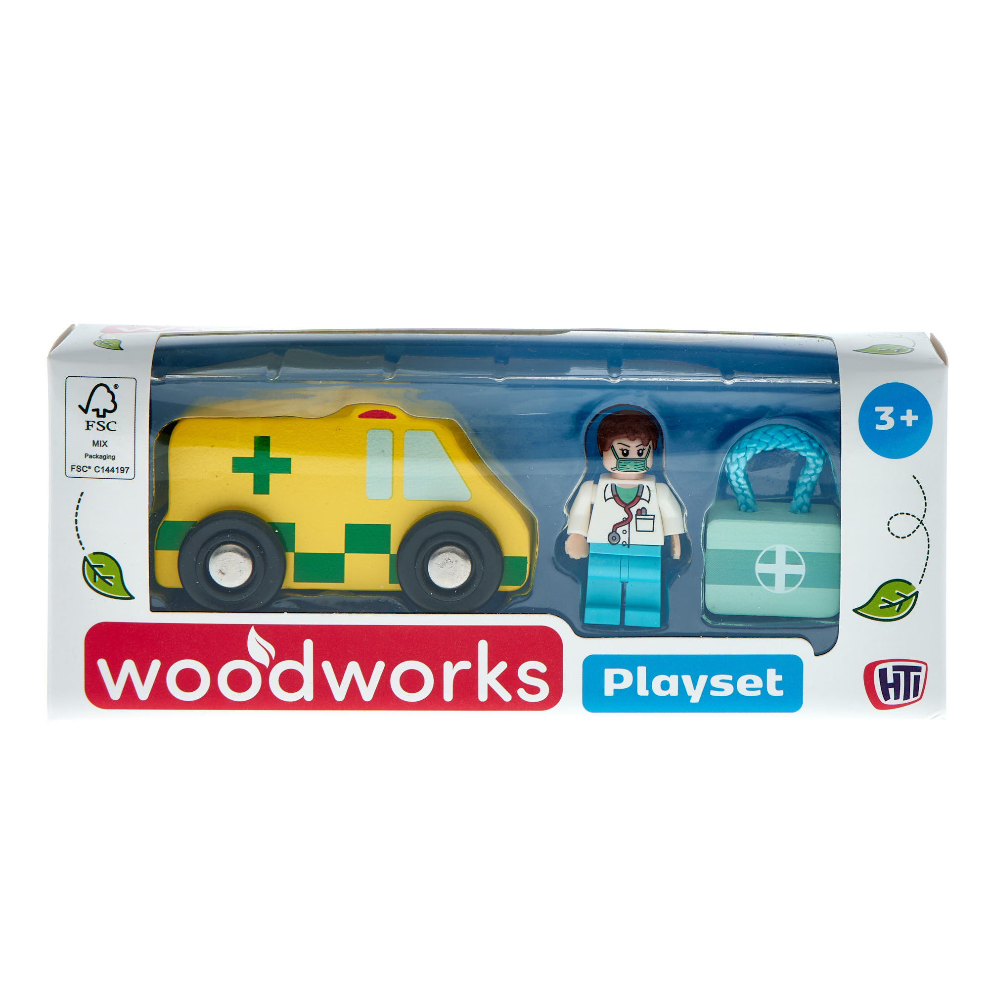Woodworks Children's Ambulance Playset