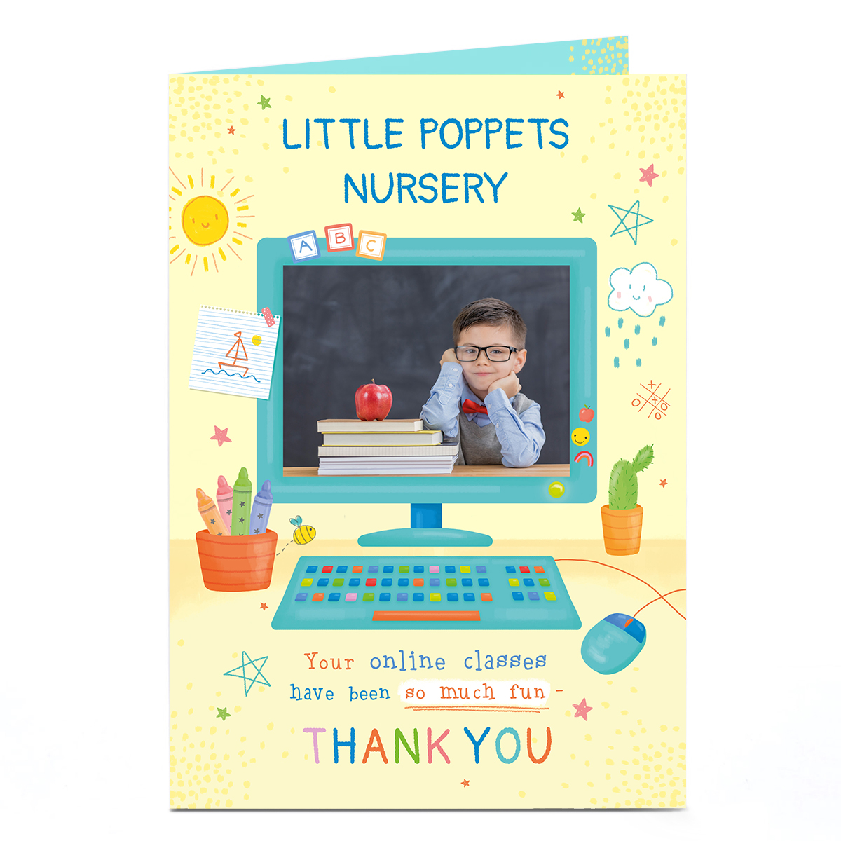 Photo Thank You Card - Your Online Classes