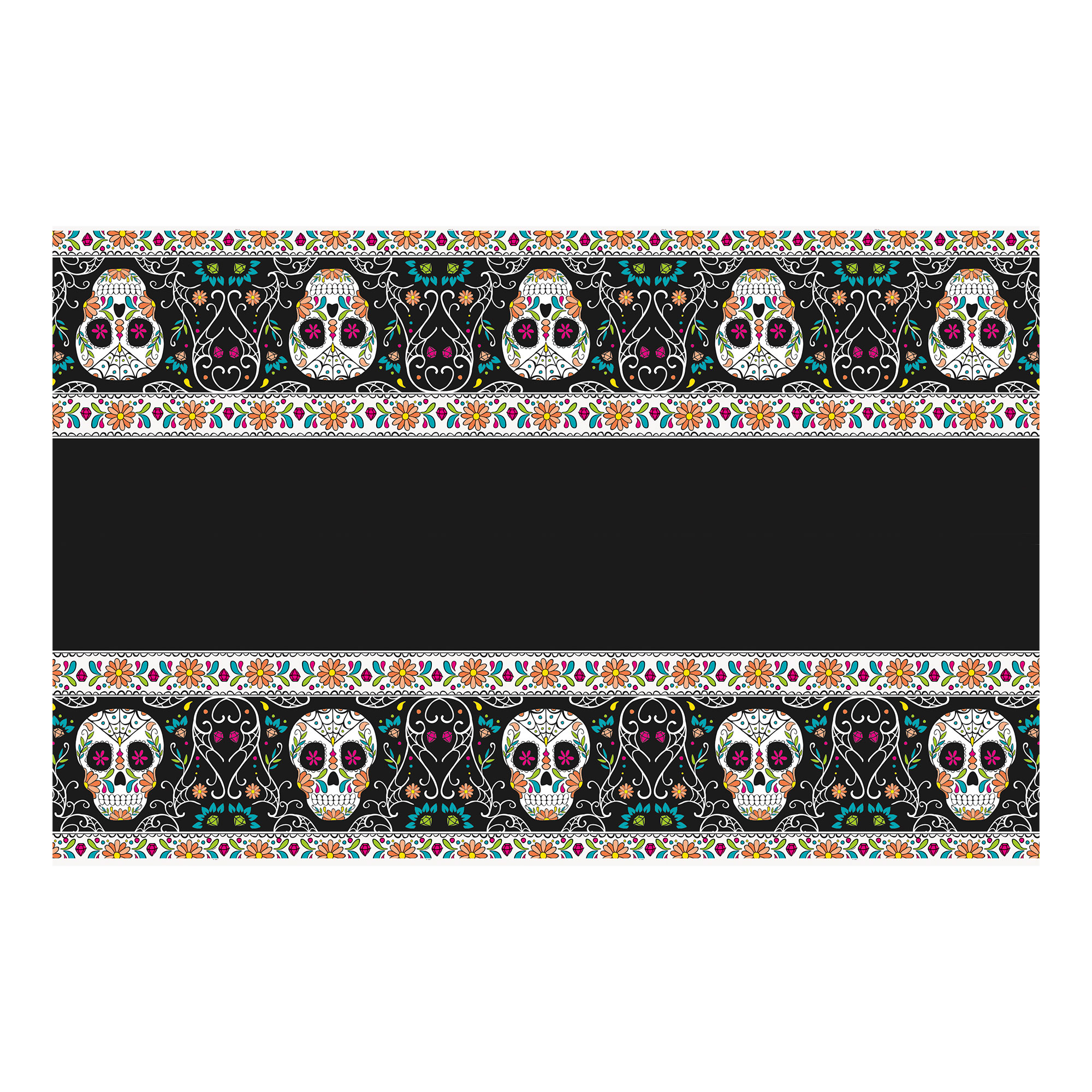 Day of The Dead Party Tableware Bundle - 16 Guests