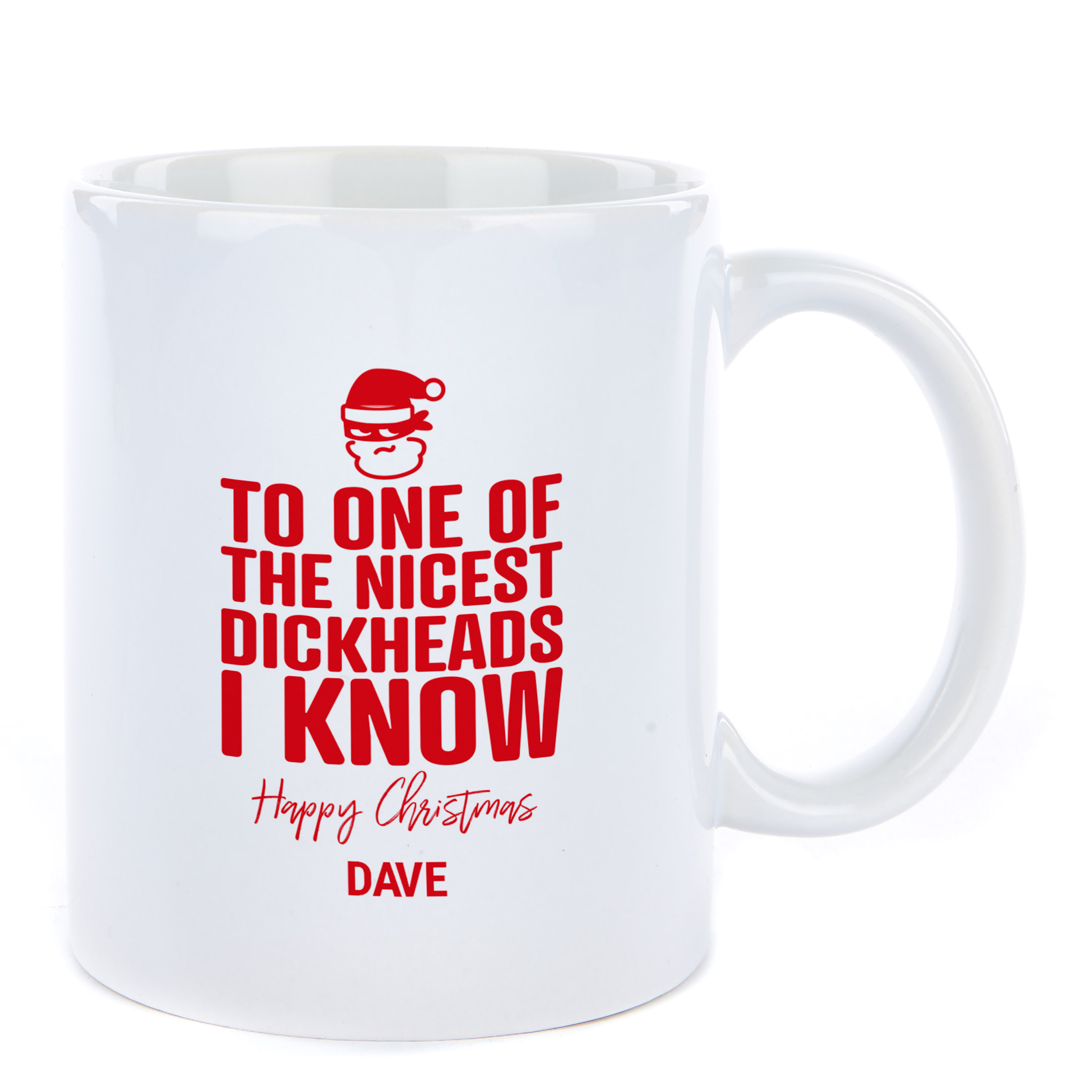 Personalised Punk Christmas Mug - To one of the Nicest