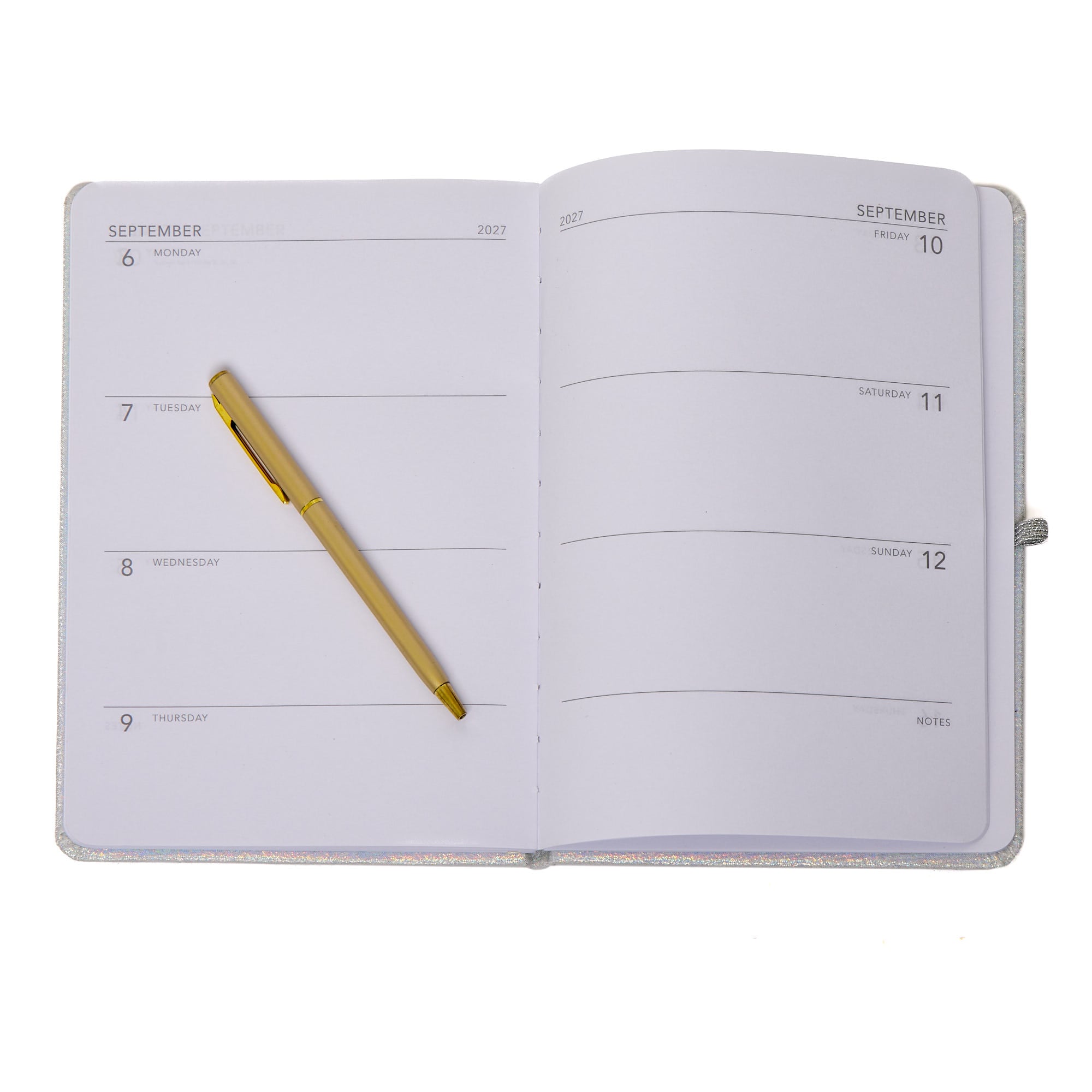 Metallic A5 2027 Diary & Pen