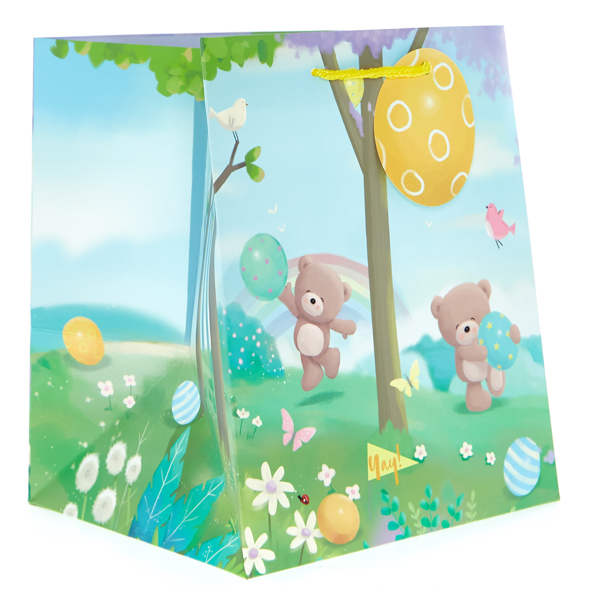 Medium Portrait Hugs Bear Easter Gift Bag