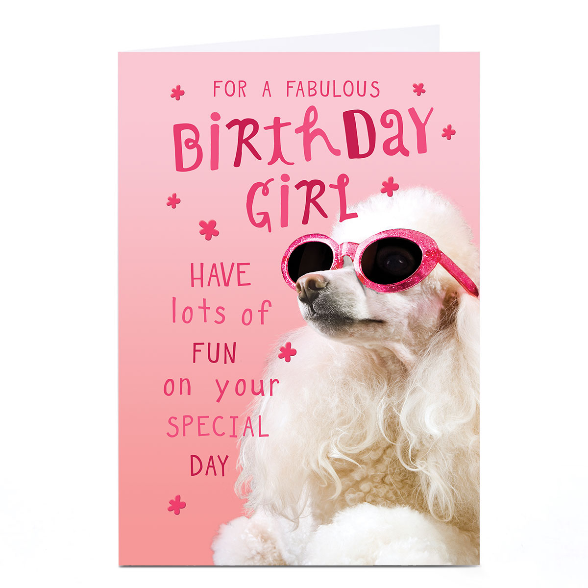 Personalised Birthday Card - Fabulous Birthday Girl