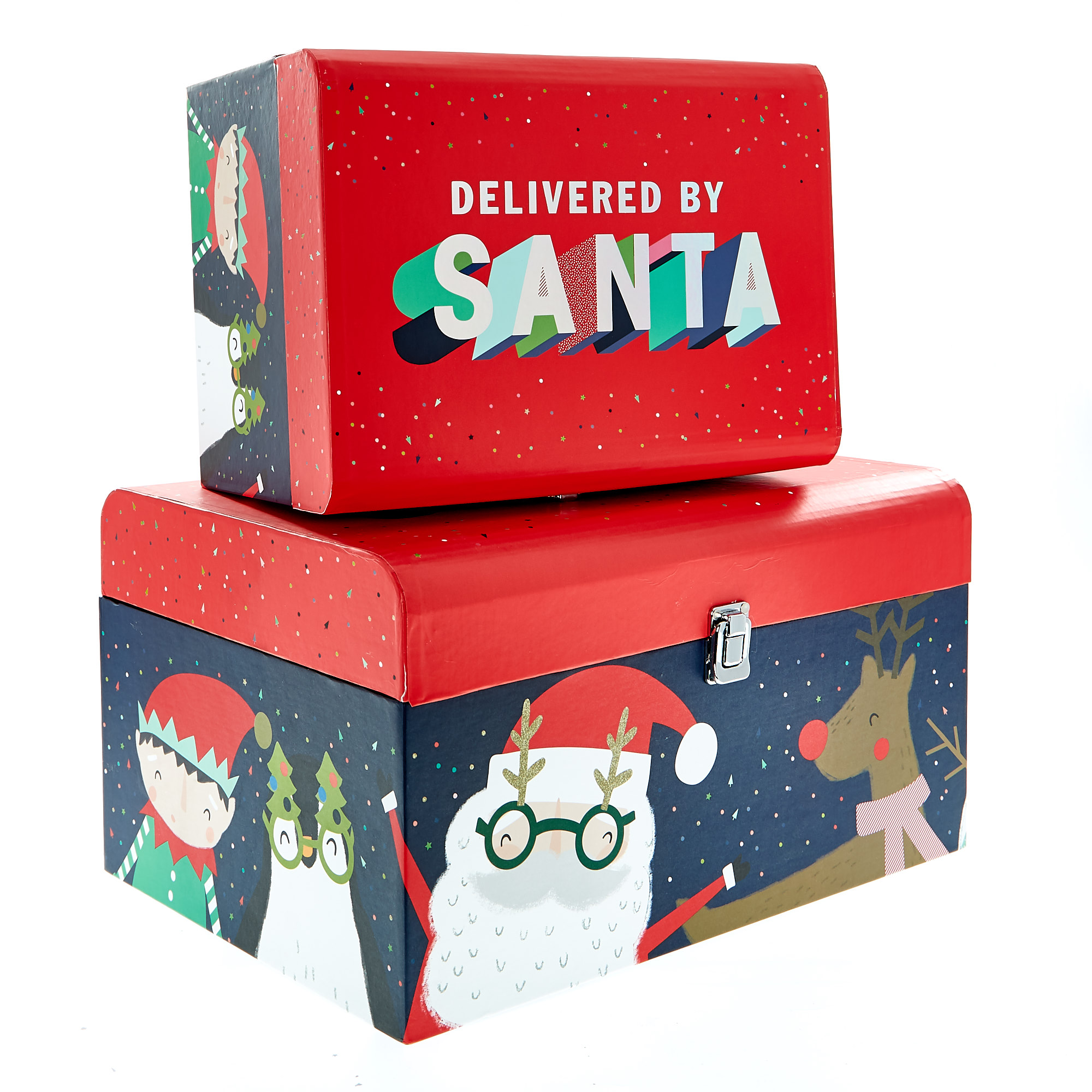 Christmas Toy Chests - Pack Of 2