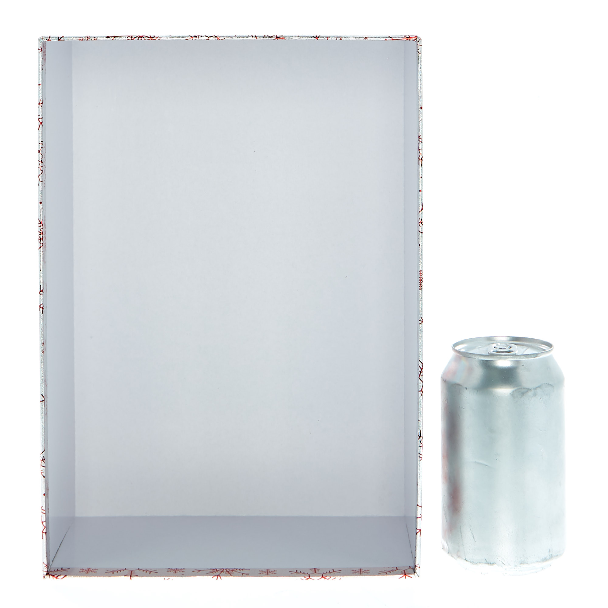 Holographic Silver Christmas Gift Boxes - Set Of 3 