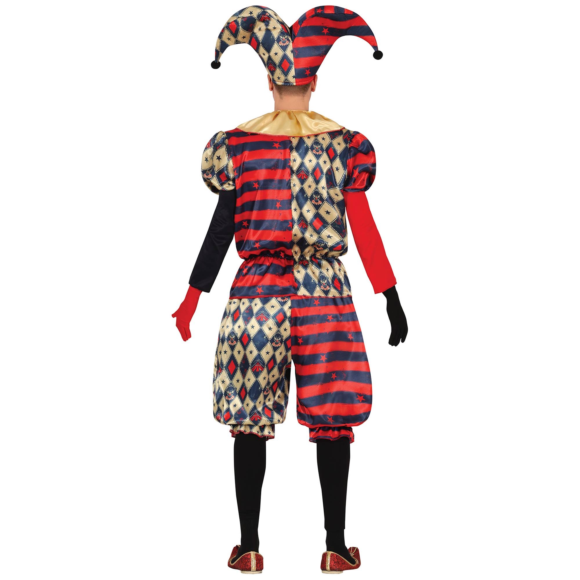 Diamond Harlequin Adult Fancy Dress Costume