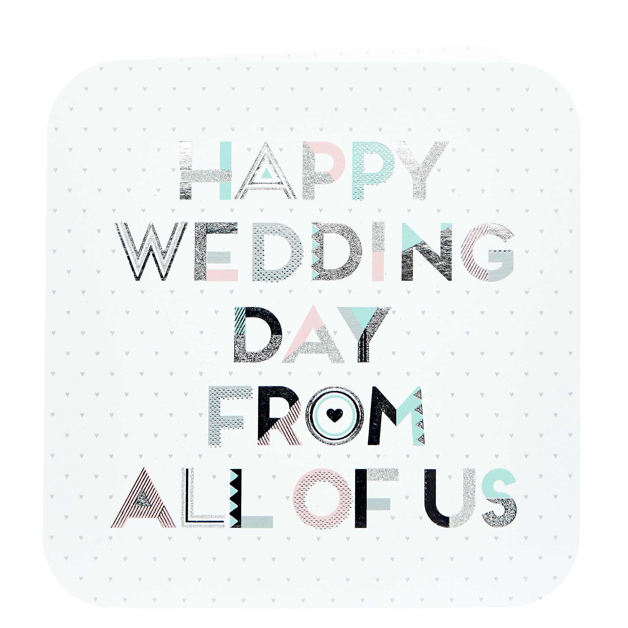 Platinum Collection Wedding Card - From All Of Us