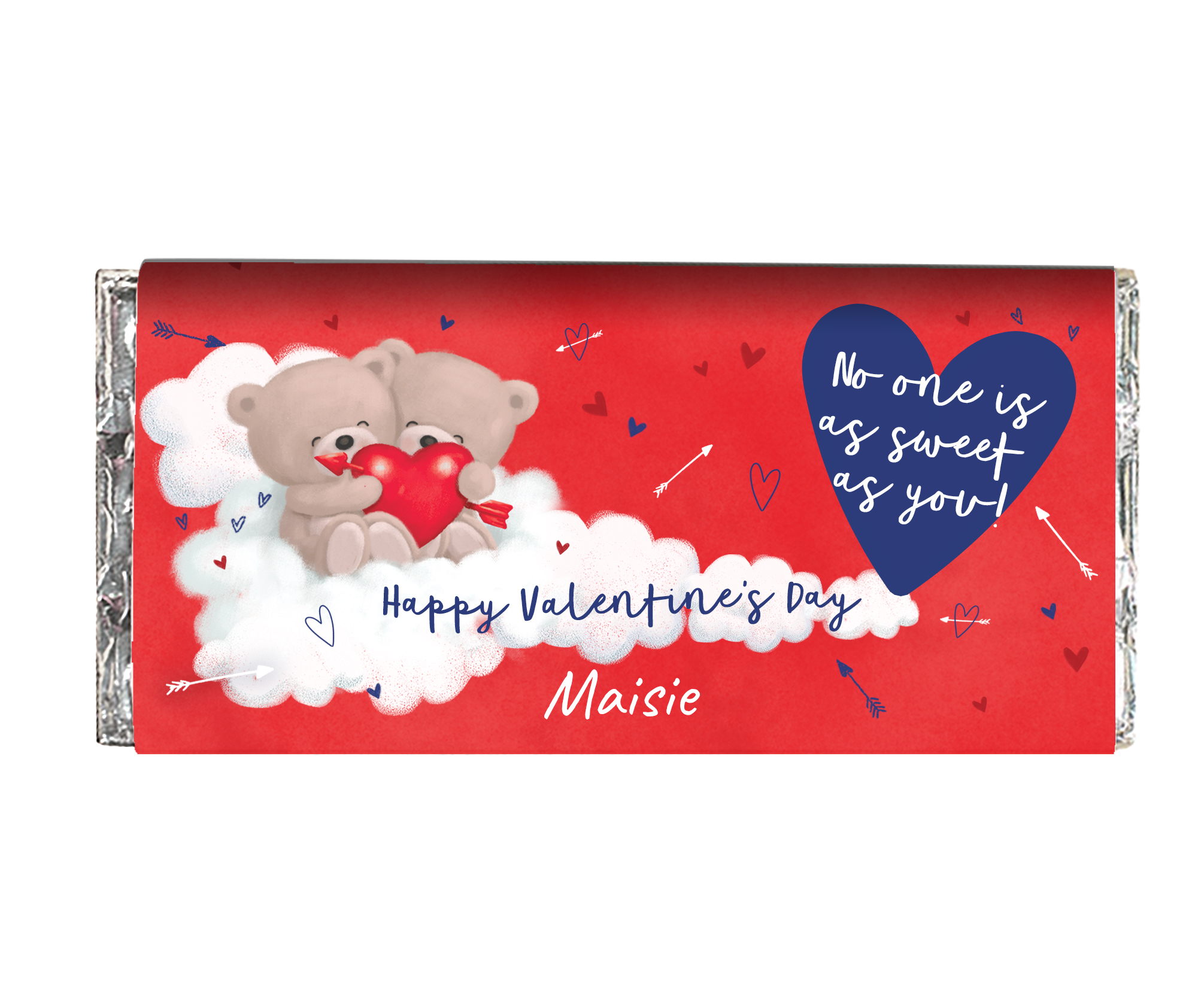 Hugs Valentine's Day Chocolate Bar