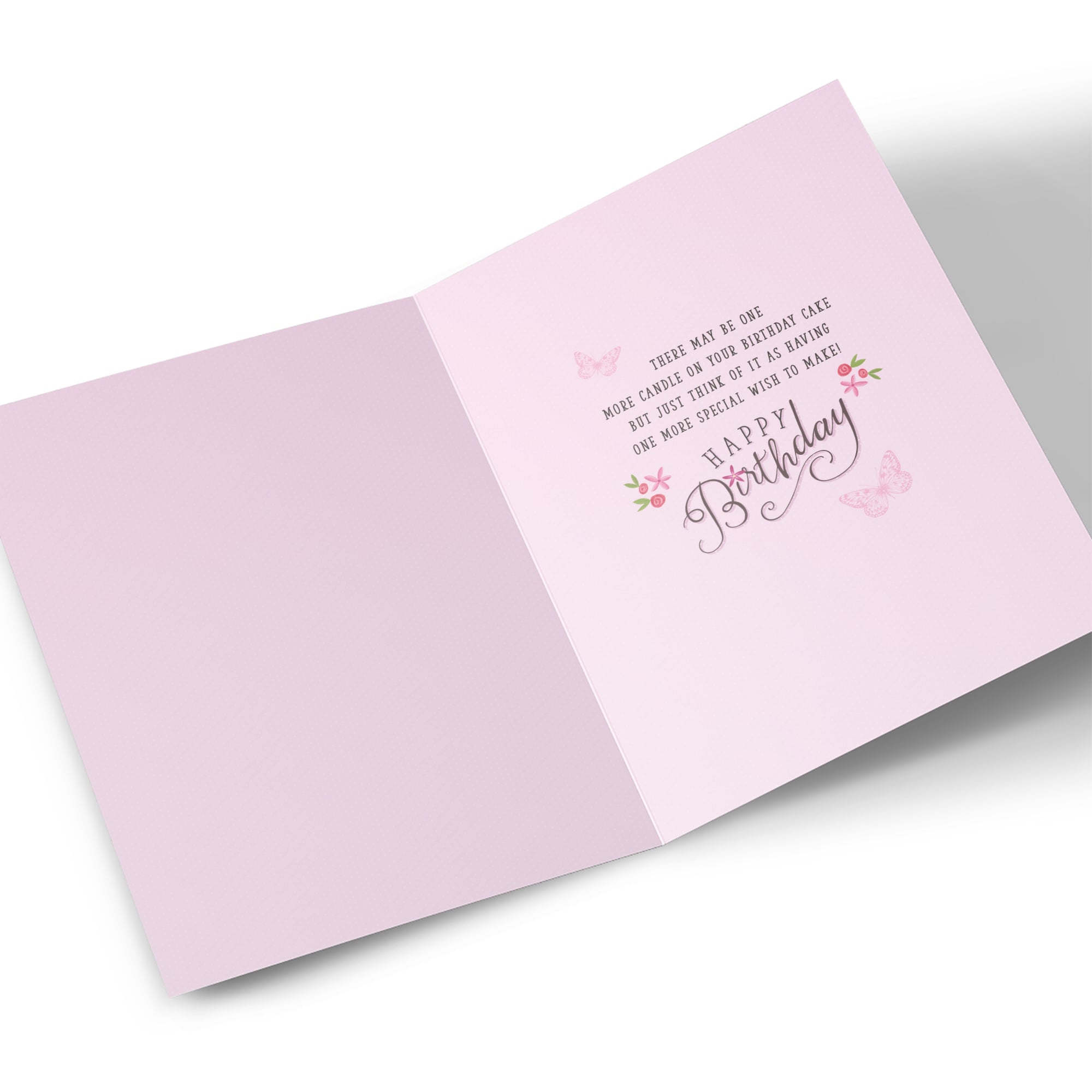 Birthday Card - Happy Birthday Cupcake