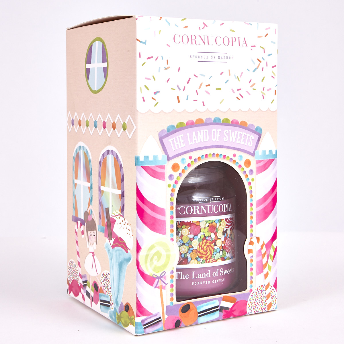 Boxed Cornucopia Scented Candle - Land Of Sweets (Set of 2)