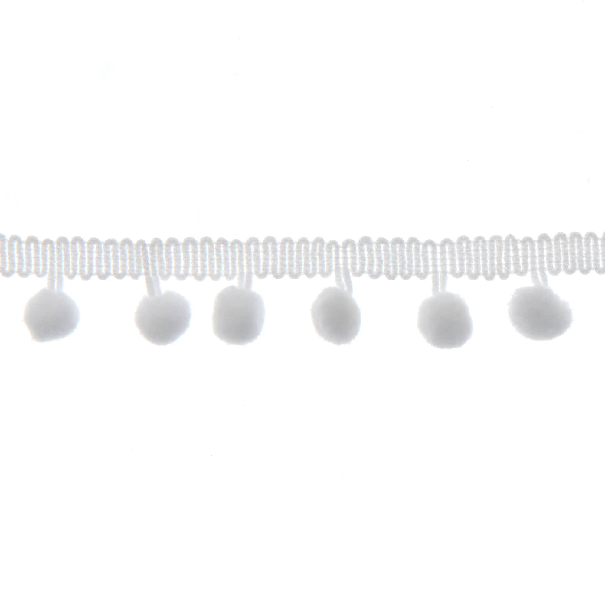 White Pom Pom Ribbon Trim
