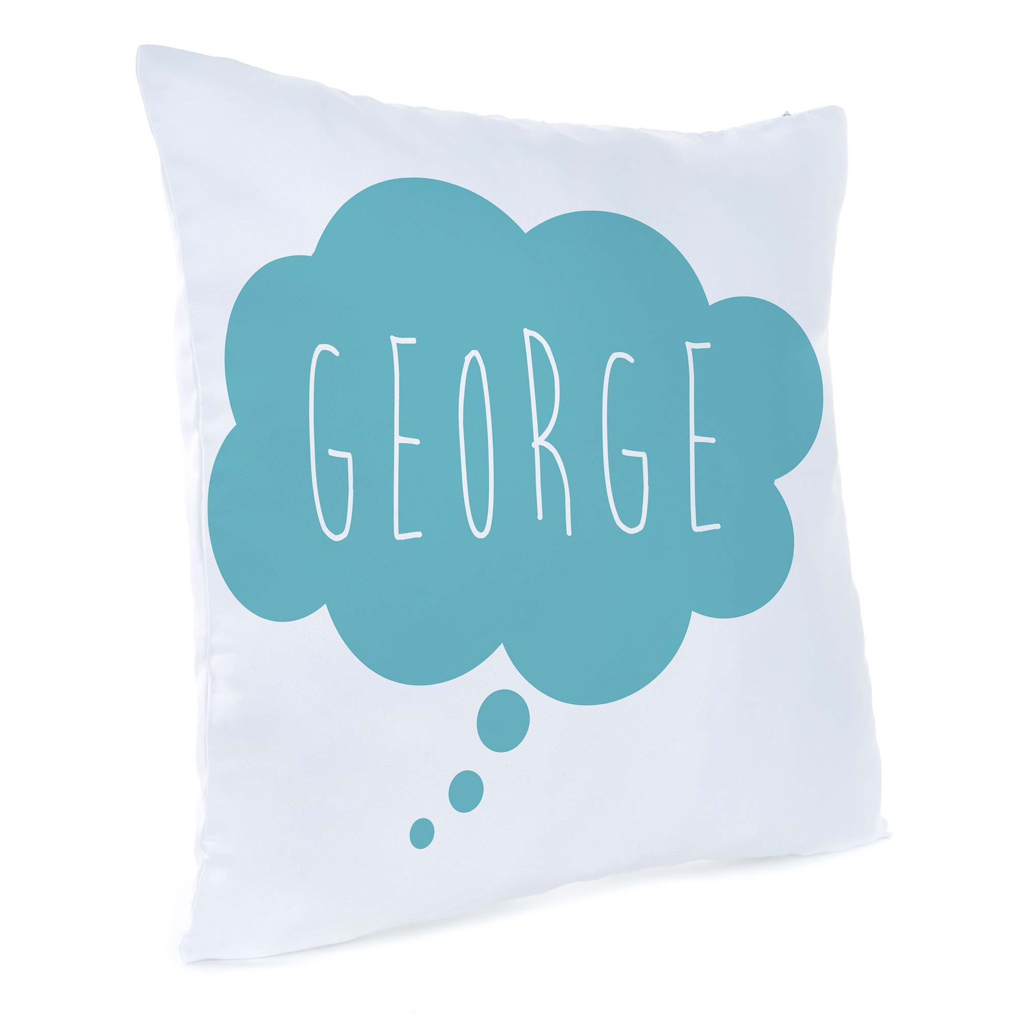 Personalised Blue Cloud Cushion