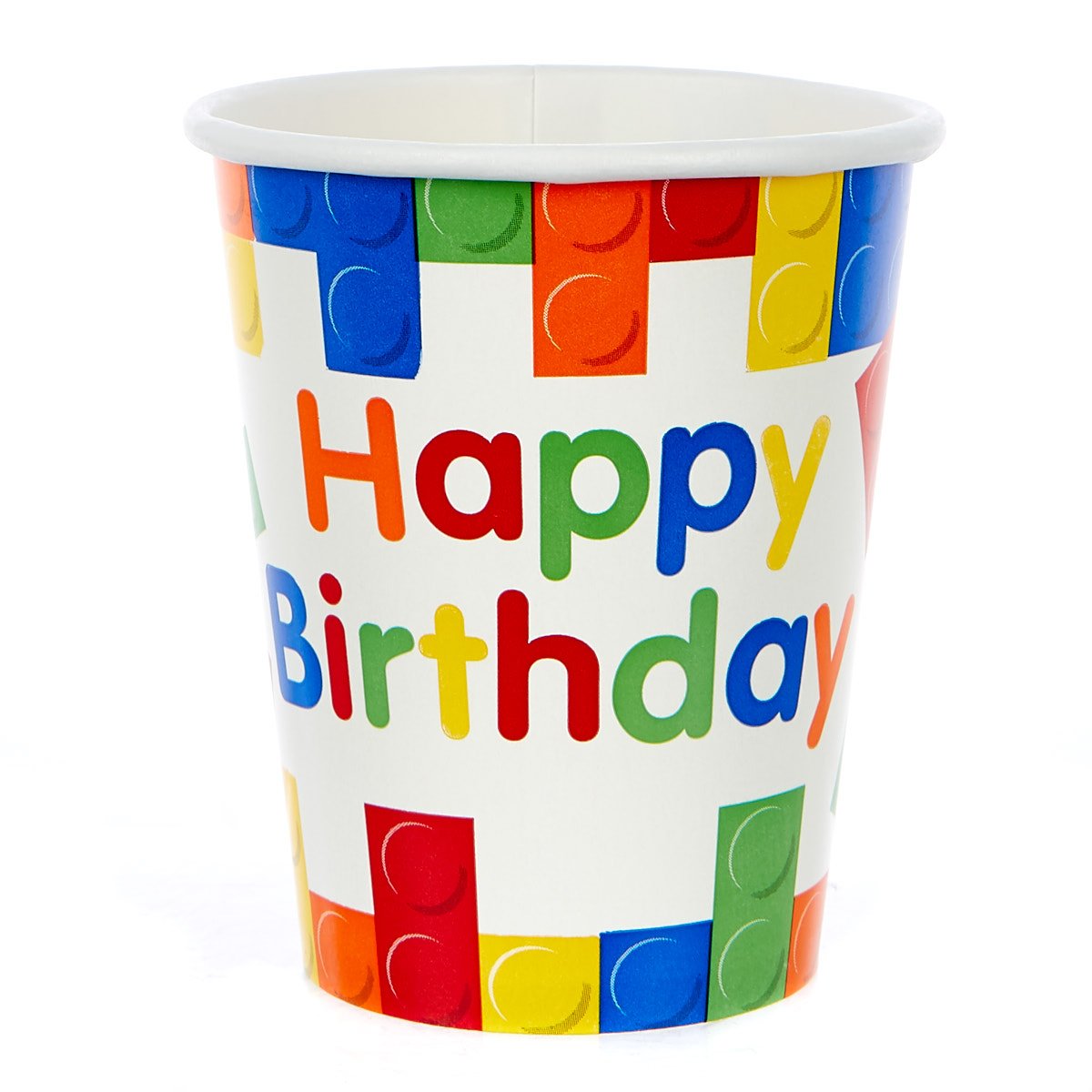 Birthday Building Blocks Party Tableware & Decoration Bundle - 16 Guests