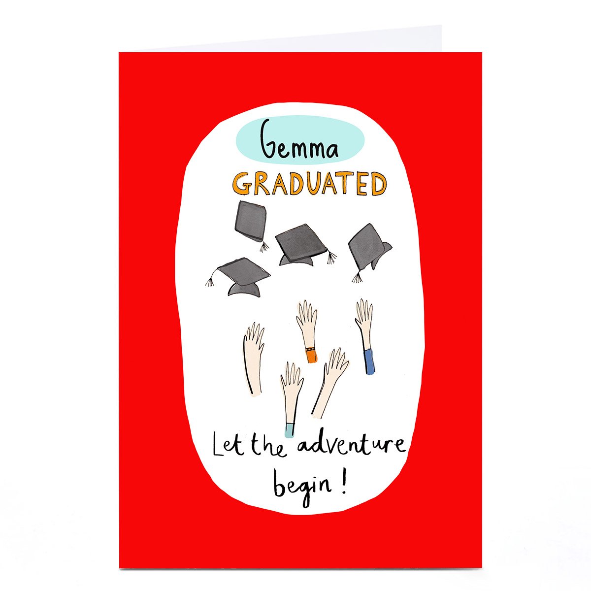 Personalised Card - Eday Graduated