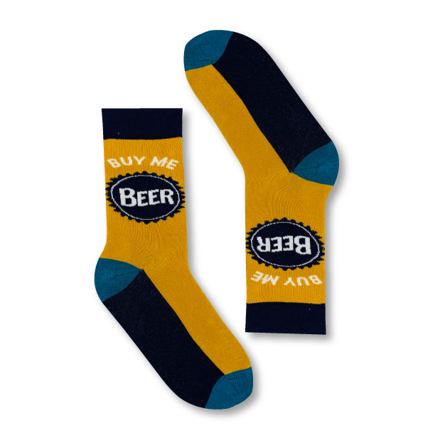 Men's Beer Socks Gift Set - 3 Pairs
