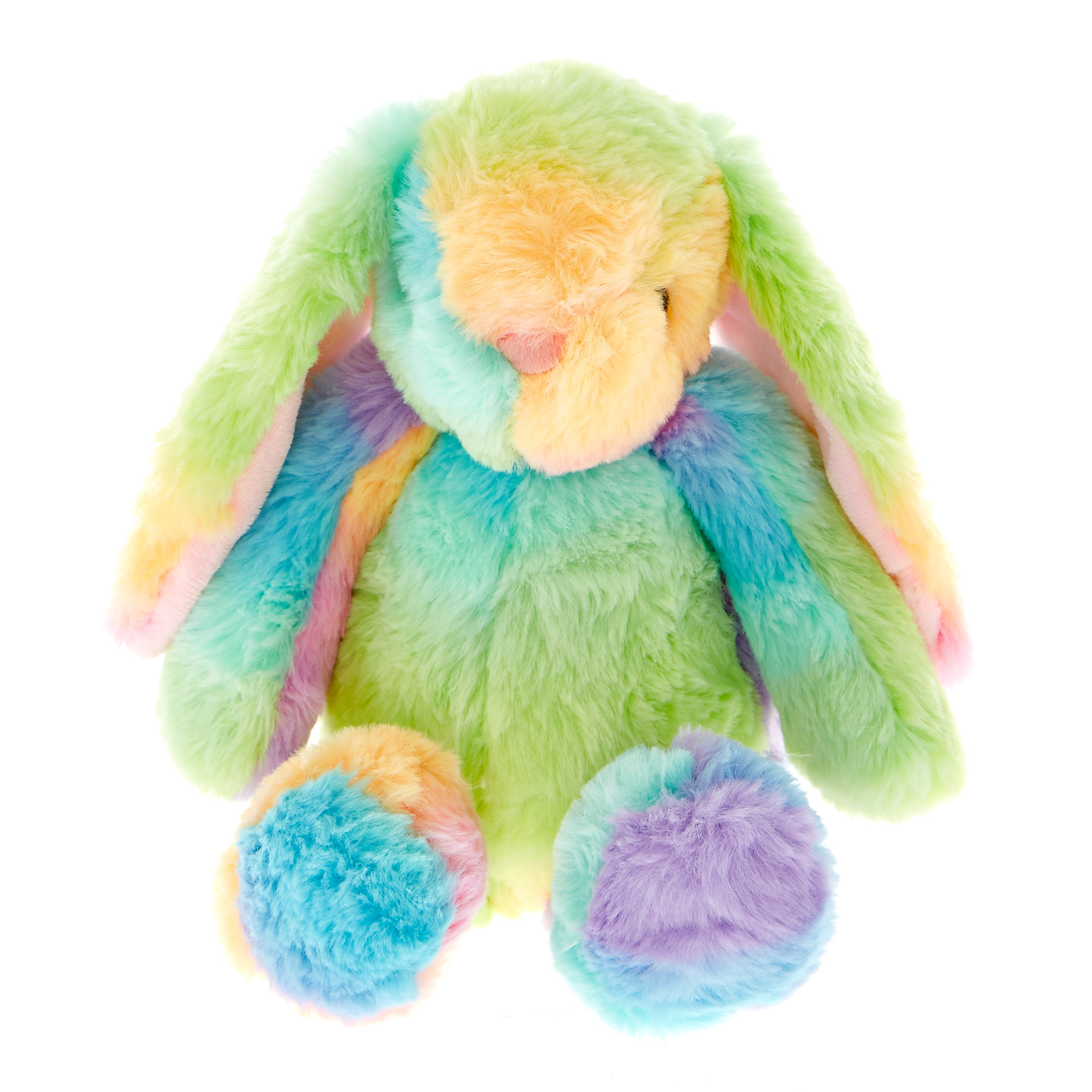 Pastel Rainbow Bunny Soft Toy