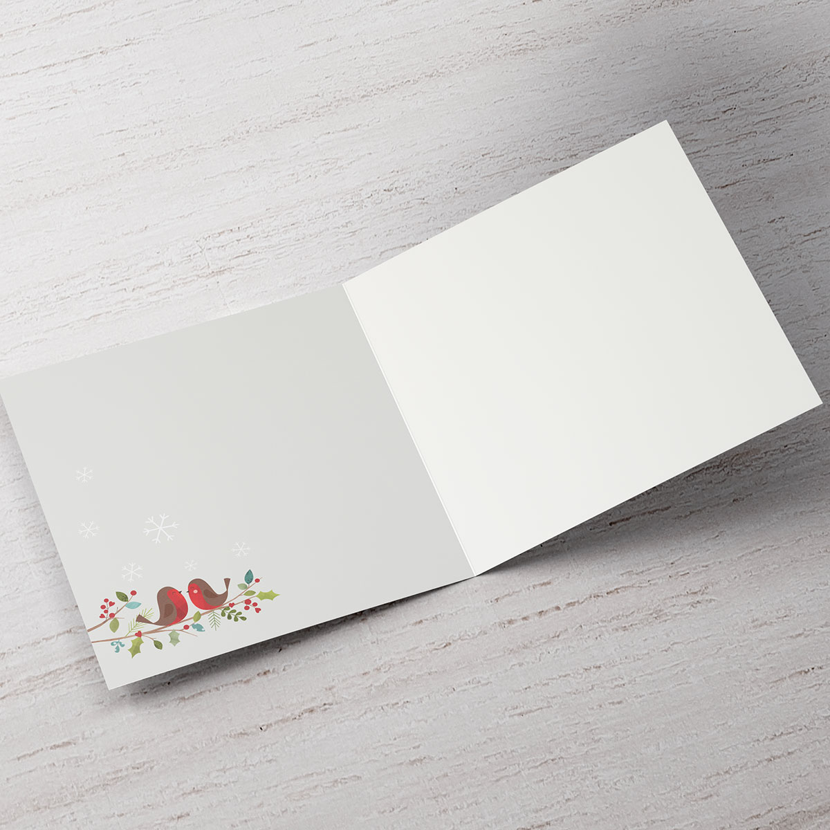 Personalised Christmas Card - Christmas Tweetings To Both Of You