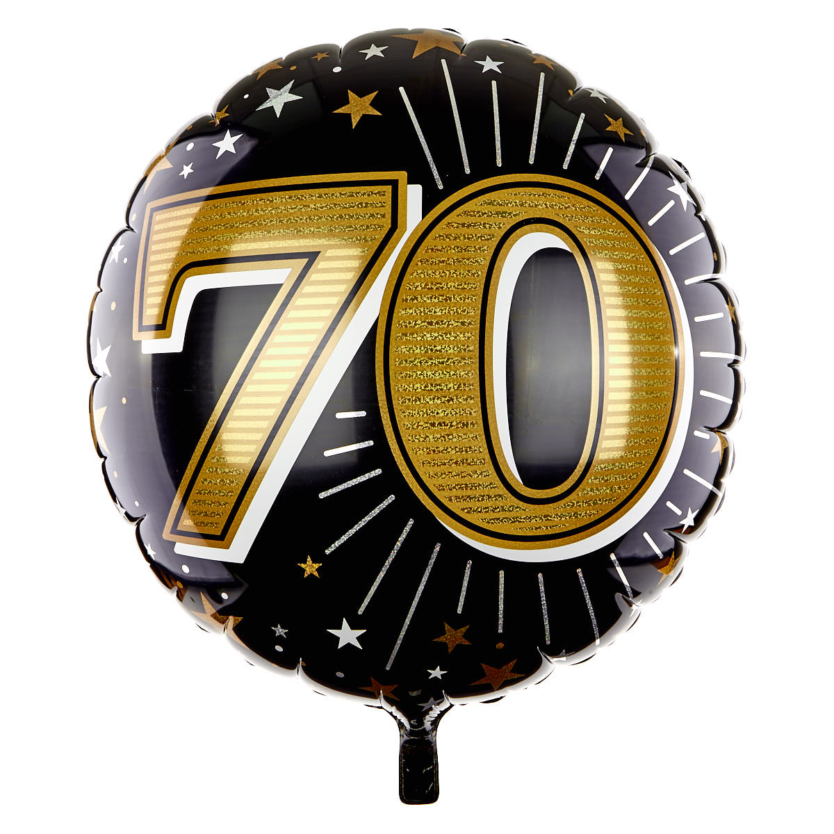 31 Inch 70th Birthday Helium Balloon - Gold