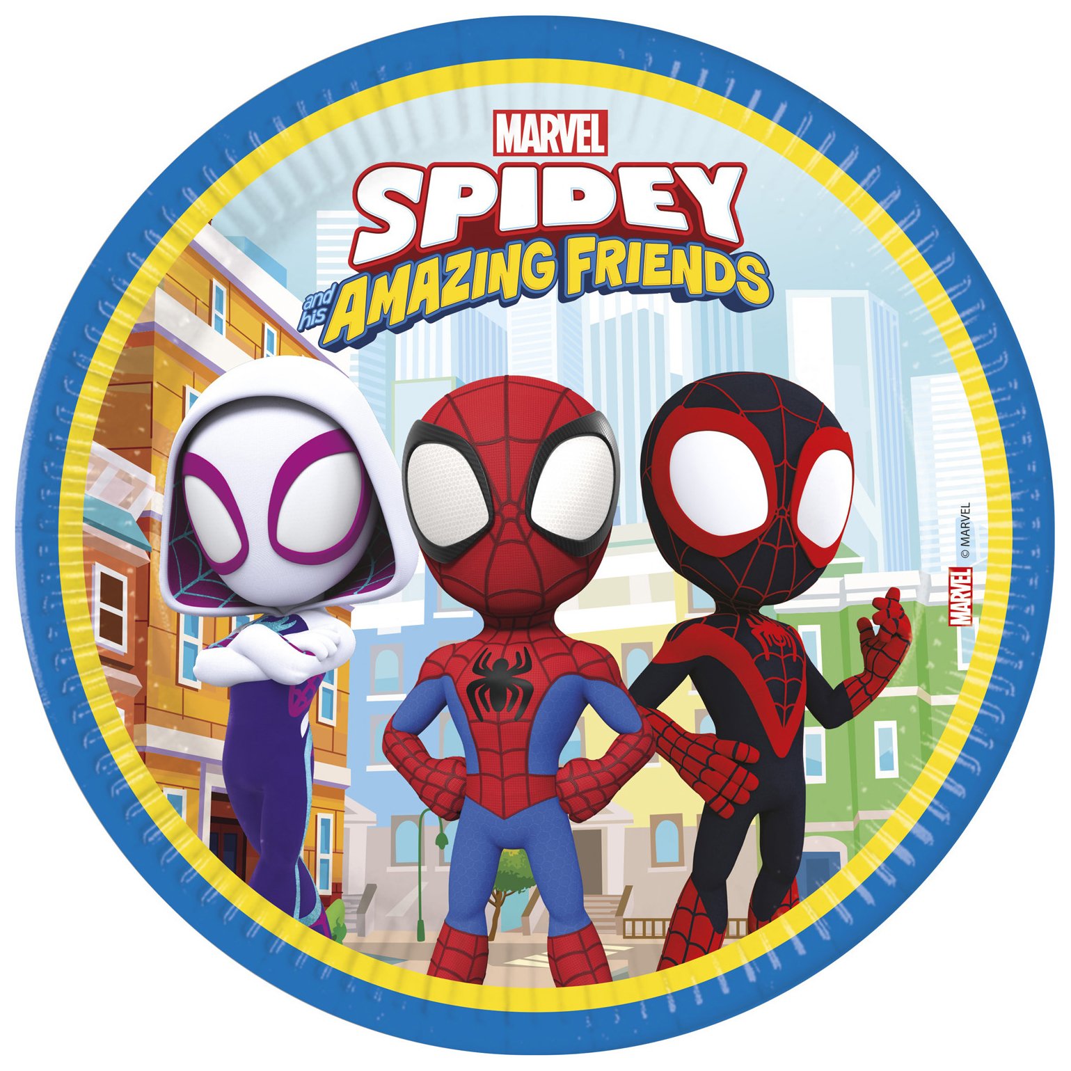 Spidey & His Amazing Friends Party Tableware & Decorations Bundle - 16 Guests