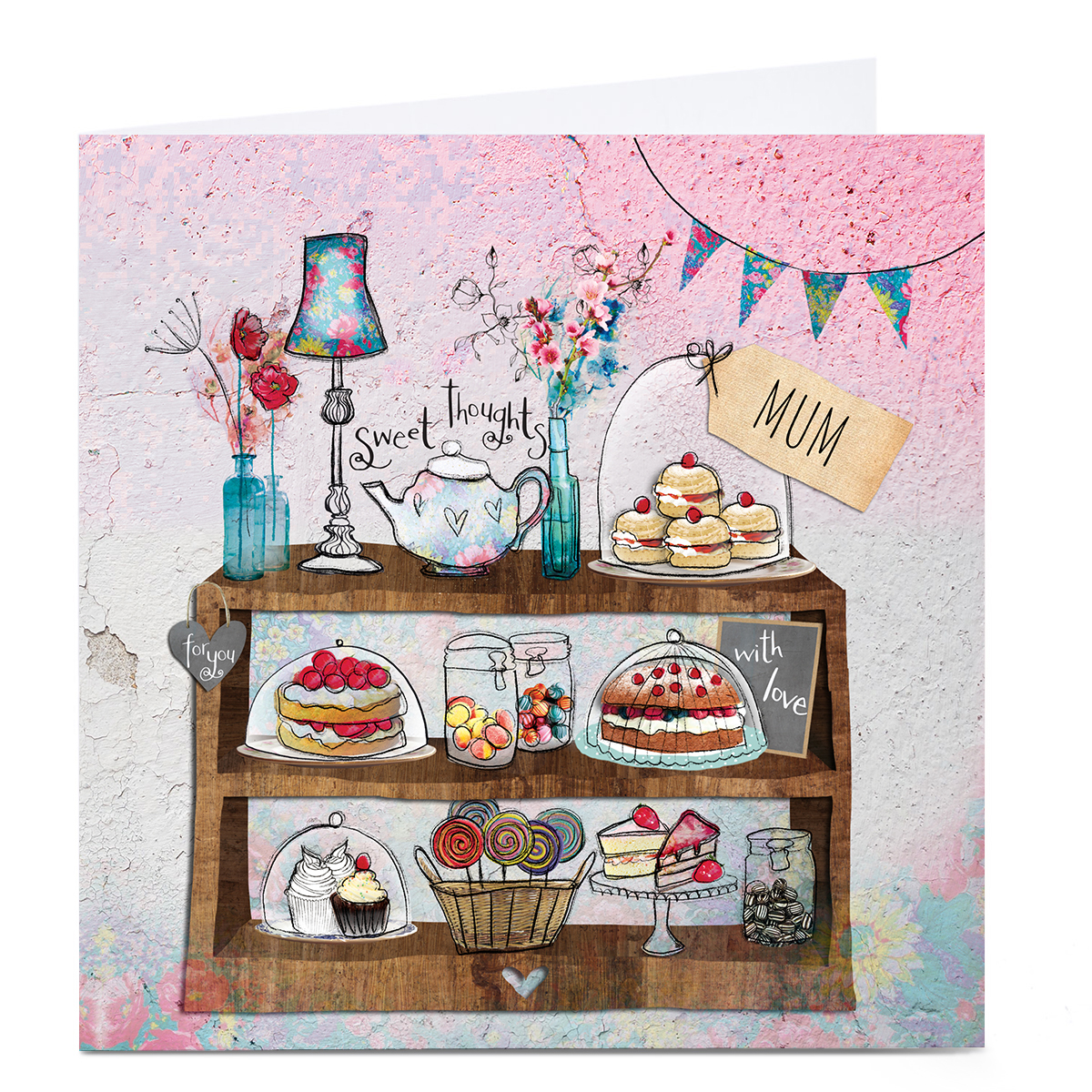 Personalised Emma Valenghi Card - Sweet Thoughts
