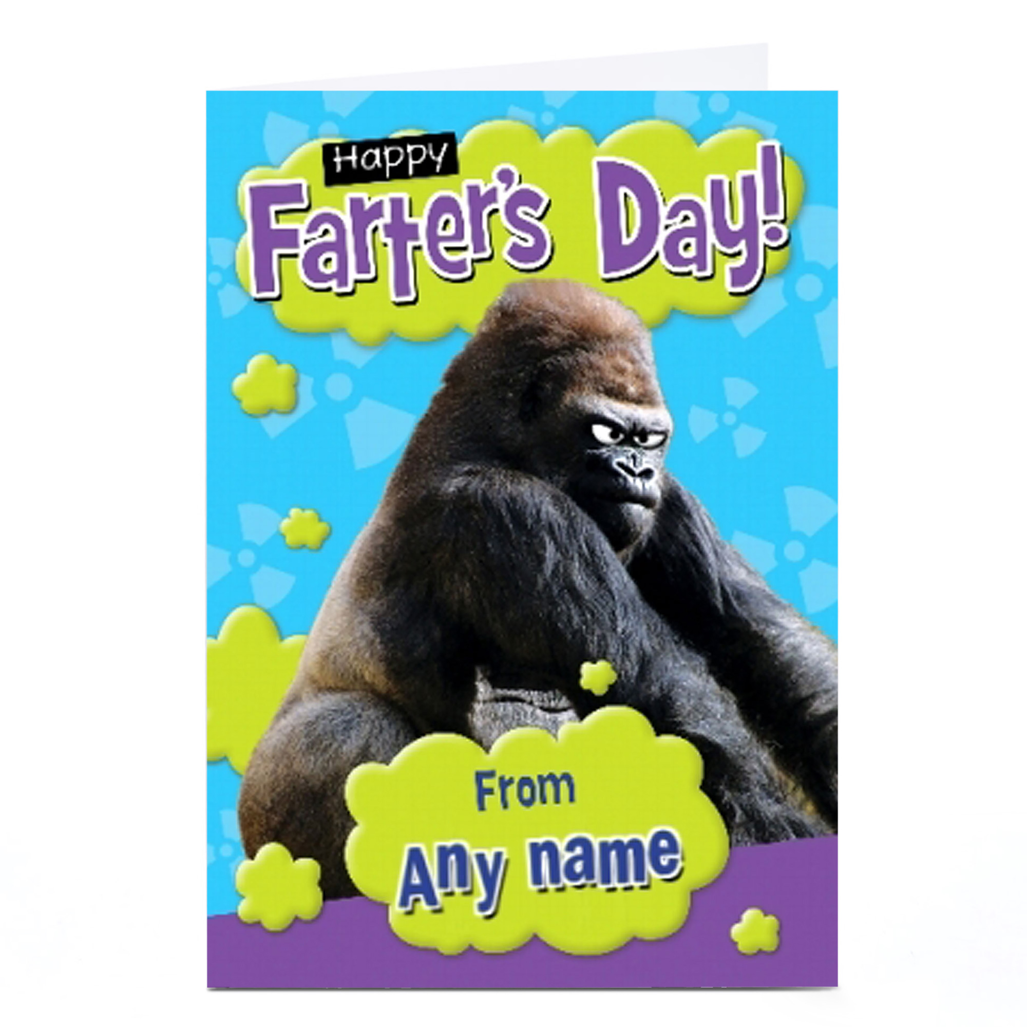Personalised Father's Day Card - Happy Farter's Day