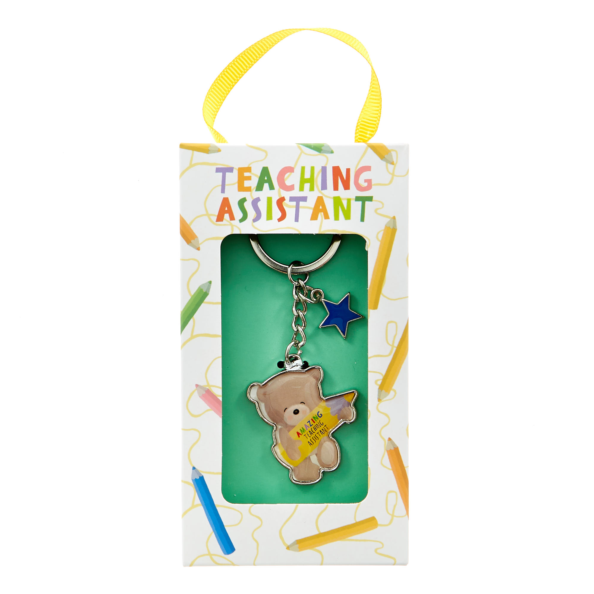 Hugs Amazing Teaching Assistant Keyring 