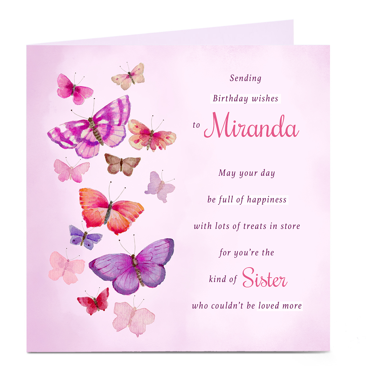 Personalised Charity Birthday Card - Lots Of Treats