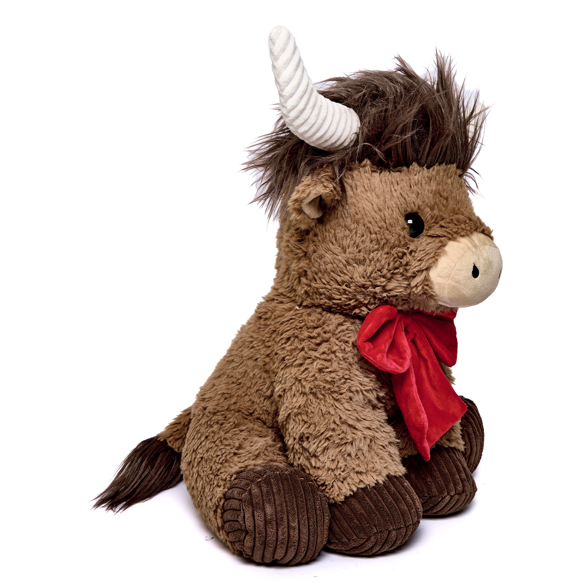 Extra Large Festive Highland Cow Soft Toy