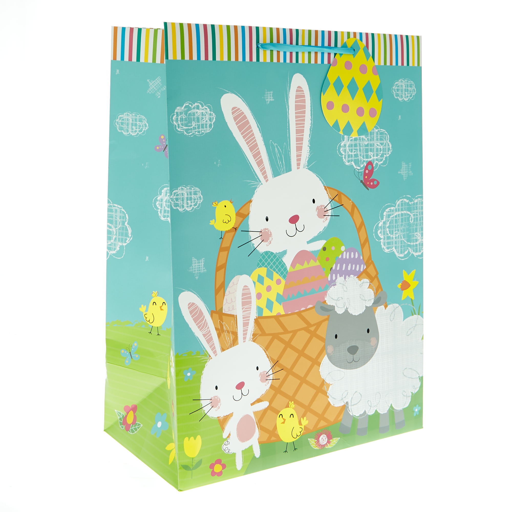 Extra Large Portrait Cute Animals Easter Gift Bag