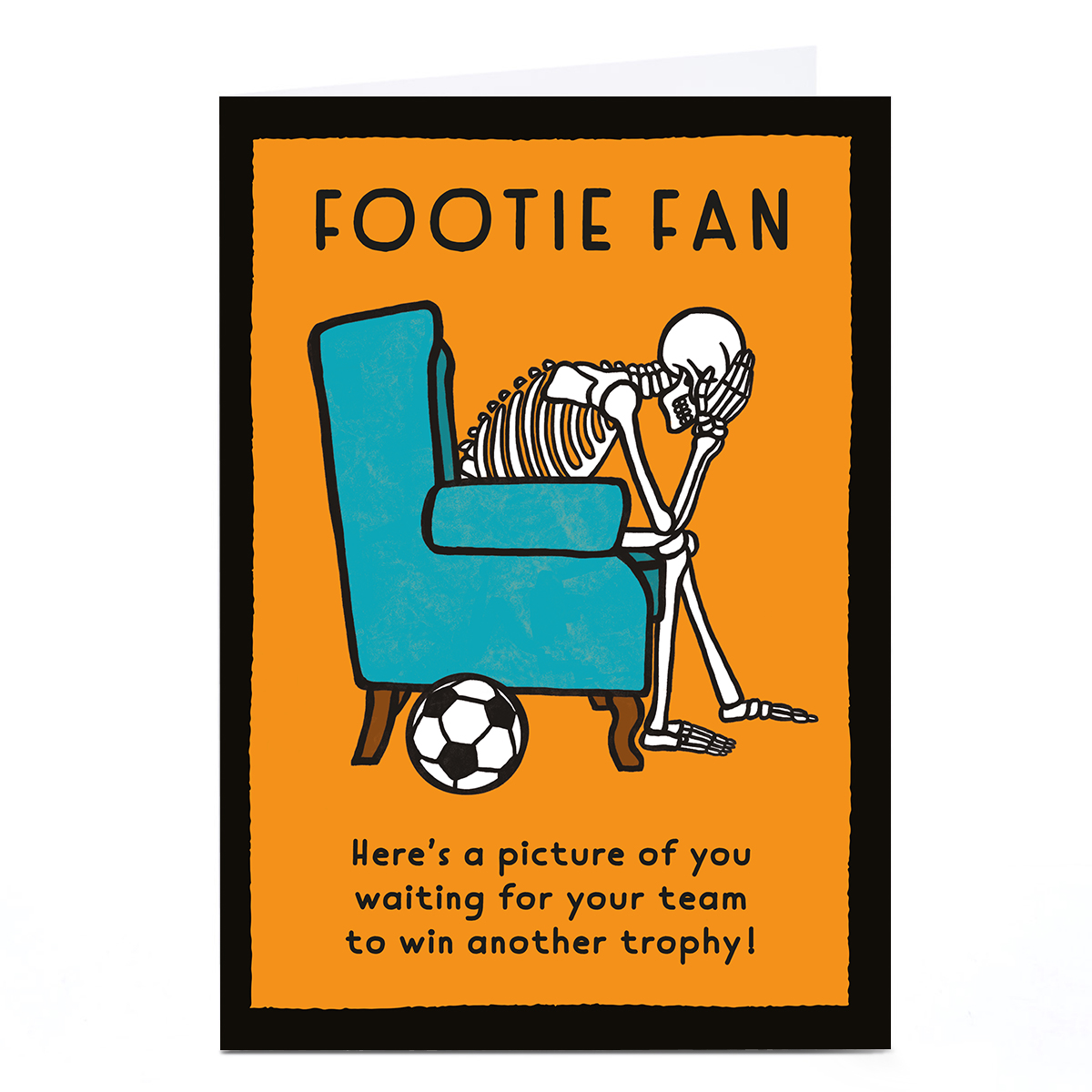 Personalised Birthday Card - Footie Fan
